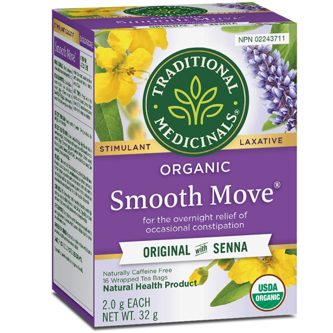 Traditional Medicinals Organic Smooth Move Original Senna 16 Tea Bags Food Items at Village Vitamin Store