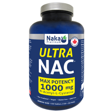 Naka Ultra NAC Max Potency 1000MG 150 Tabs Supplements - Amino Acids at Village Vitamin Store