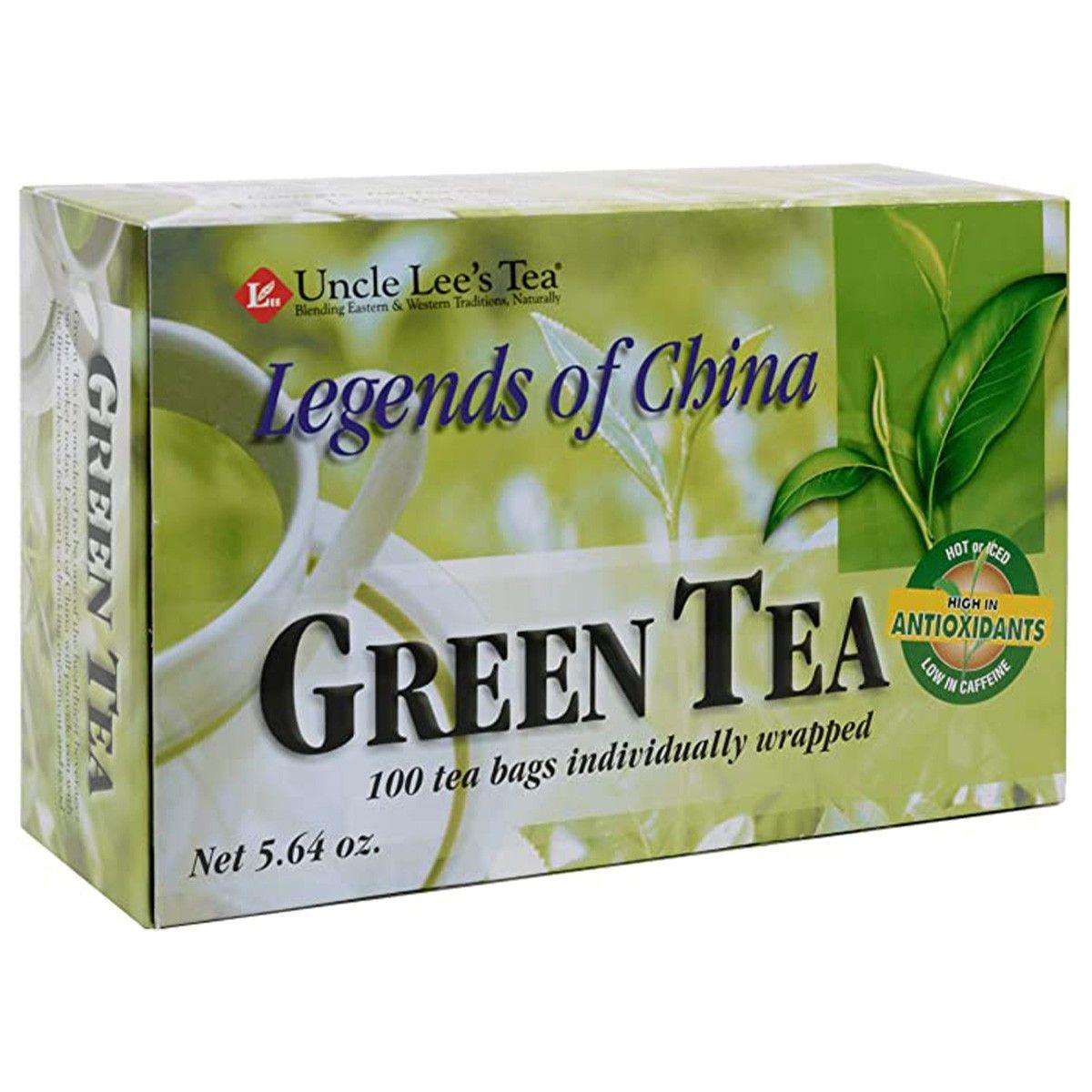 Uncle Lee's Legends Green Tea 100 Tea Bags Food Items at Village Vitamin Store