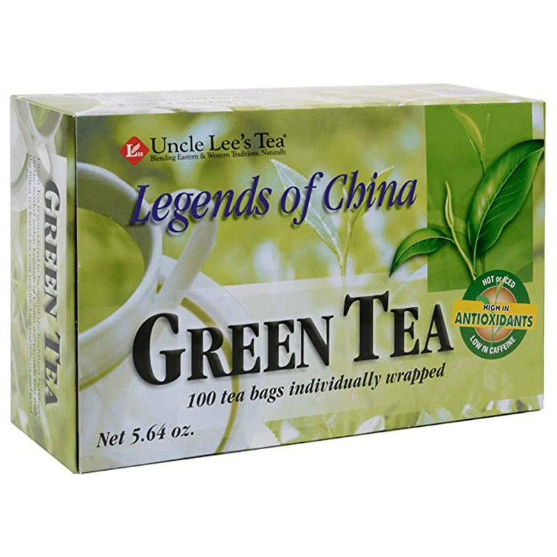 Uncle Lee's Legends Green Tea 100 Tea Bags Food Items at Village Vitamin Store