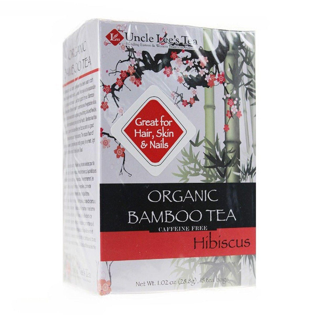 Teas Uncle Lee's Organic Bamboo Tea Hibiscus 18 Tea Bags Uncle Lees