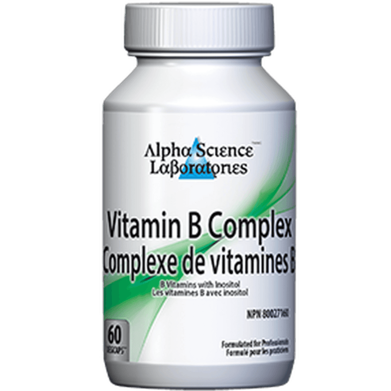 Alpha Science Vitamin B-Complex 60 Veggie Caps Vitamins - Vitamin B at Village Vitamin Store