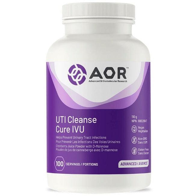 AOR UTI Cleanse Now with Cranberry Powder 110G 100 SERVINGS Supplements - Bladder & Kidney Health at Village Vitamin Store