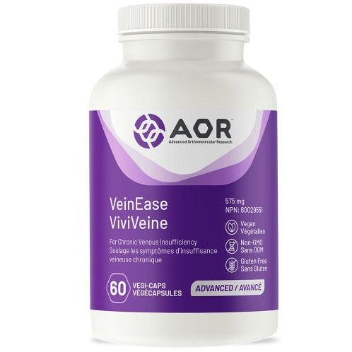 AOR VeinEase 575 mg 60 Veggie Caps Supplements at Village Vitamin Store