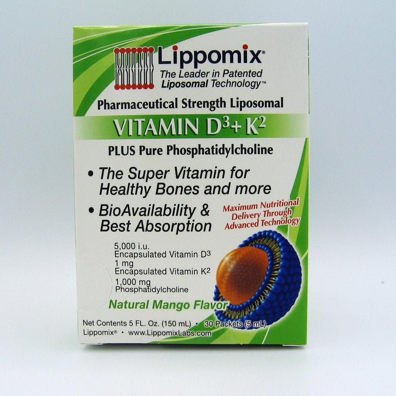 Lippomix Vitamin D3+K2 Vitamins - Vitamin D at Village Vitamin Store