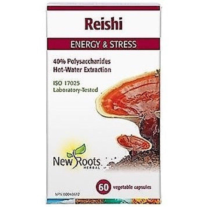 New Roots Reishi 500mg 60 Veggie Caps Supplements at Village Vitamin Store