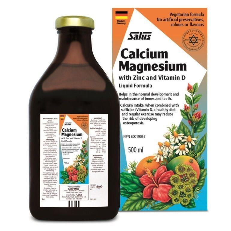 Salus Calcium Magnesium 500mL Minerals - Calcium at Village Vitamin Store
