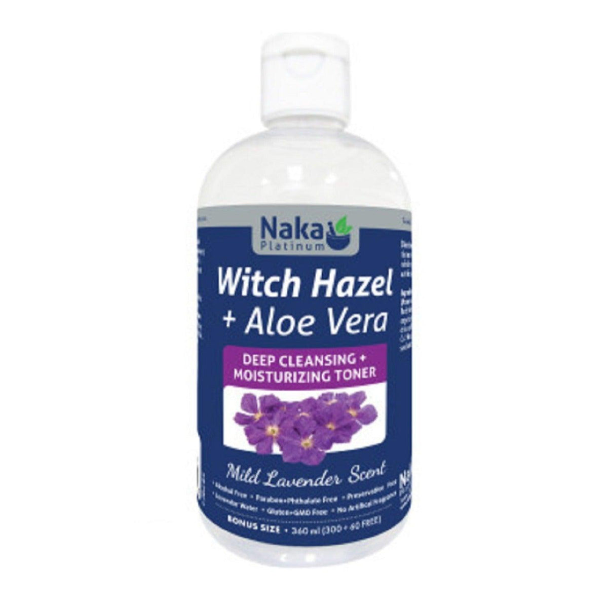 Naka Witch Hazel + Aloe Cleansing Toner 360ml Face Toner at Village Vitamin Store
