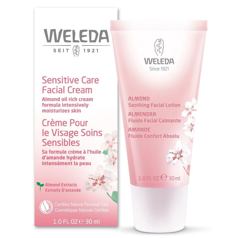 Weleda Almond Soothing Facial Cream 30ml Face Moisturizer at Village Vitamin Store