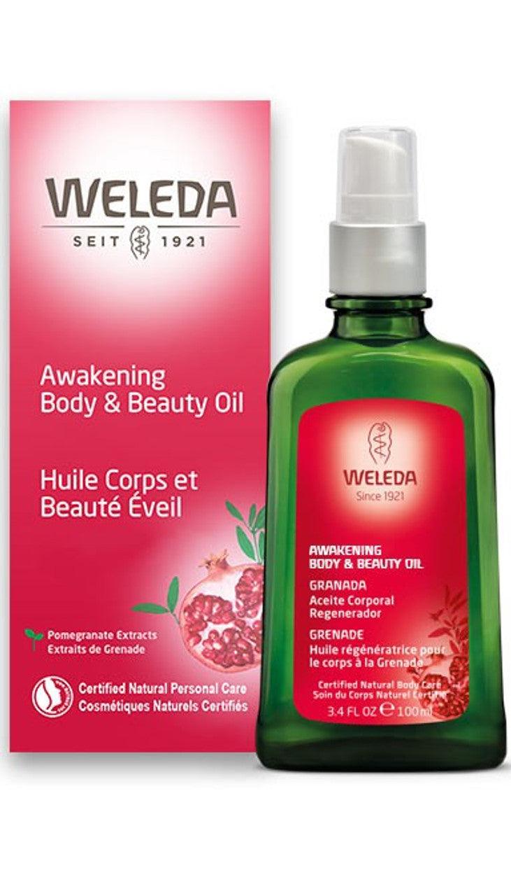 Weleda Awakening Body & Beauty Oil Pomegranate 100 ml Beauty Oils at Village Vitamin Store
