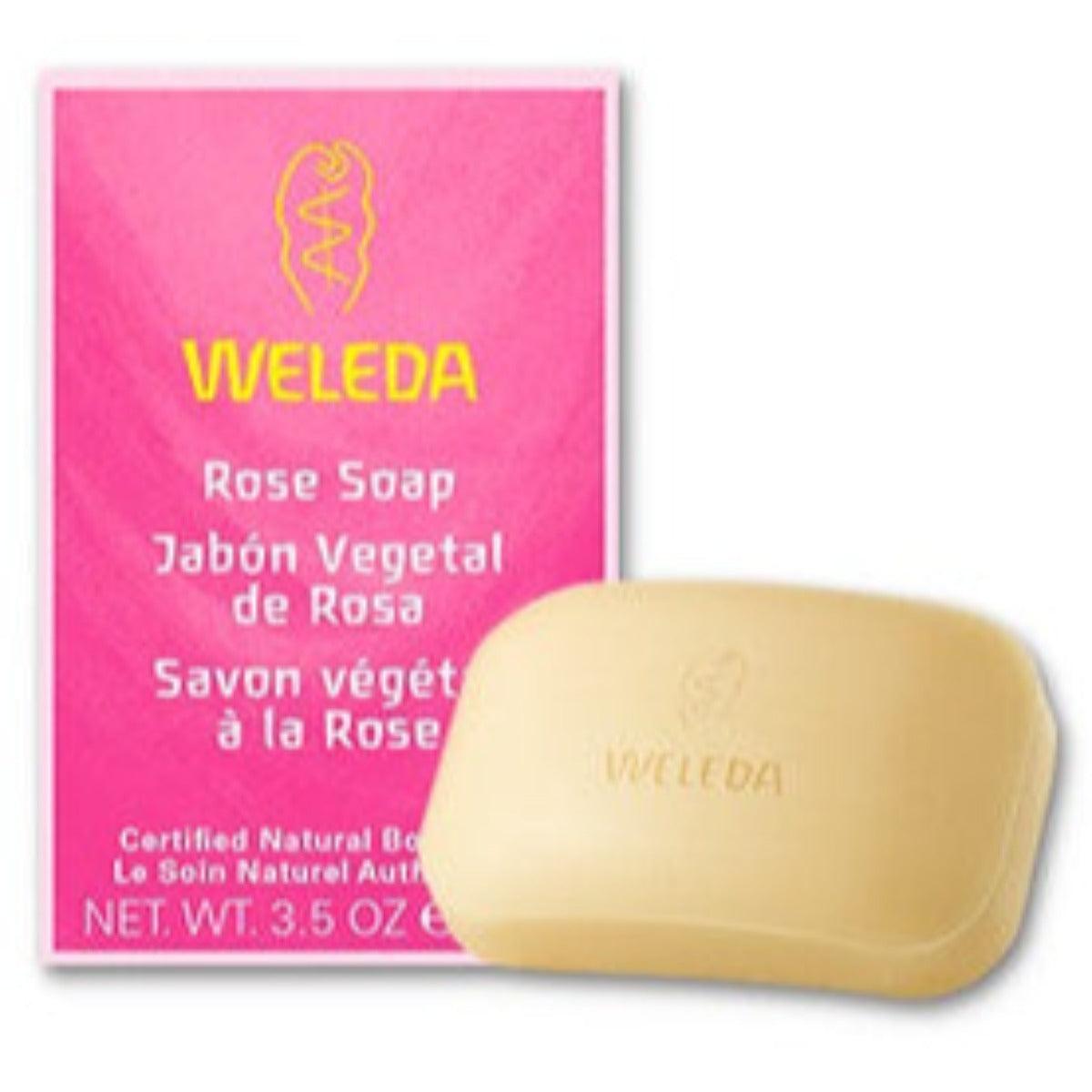 Weleda Rose Soap 100g Soap & Gel at Village Vitamin Store