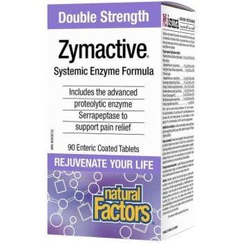 Natural Factors Zymactive Double Strength 90 Enteric Coated Tabs Supplements - Digestive Enzymes at Village Vitamin Store