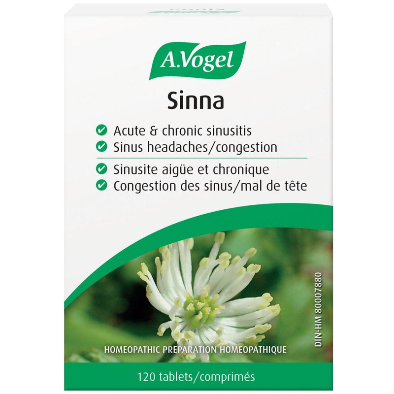 A. Vogel Sinna 120 Tabs Cough, Cold & Flu at Village Vitamin Store