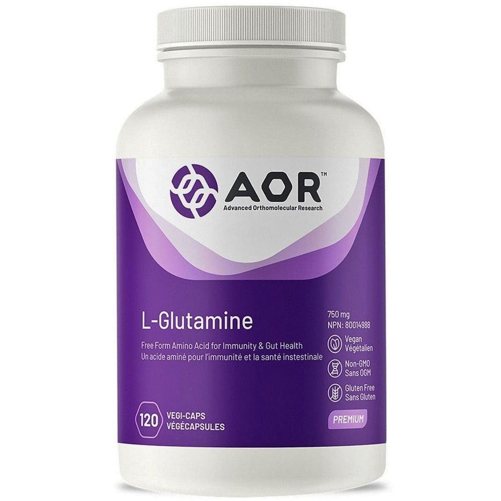 Supplements - Amino Acids AOR L-Glutamine 750mg 120 Veggie Caps AOR