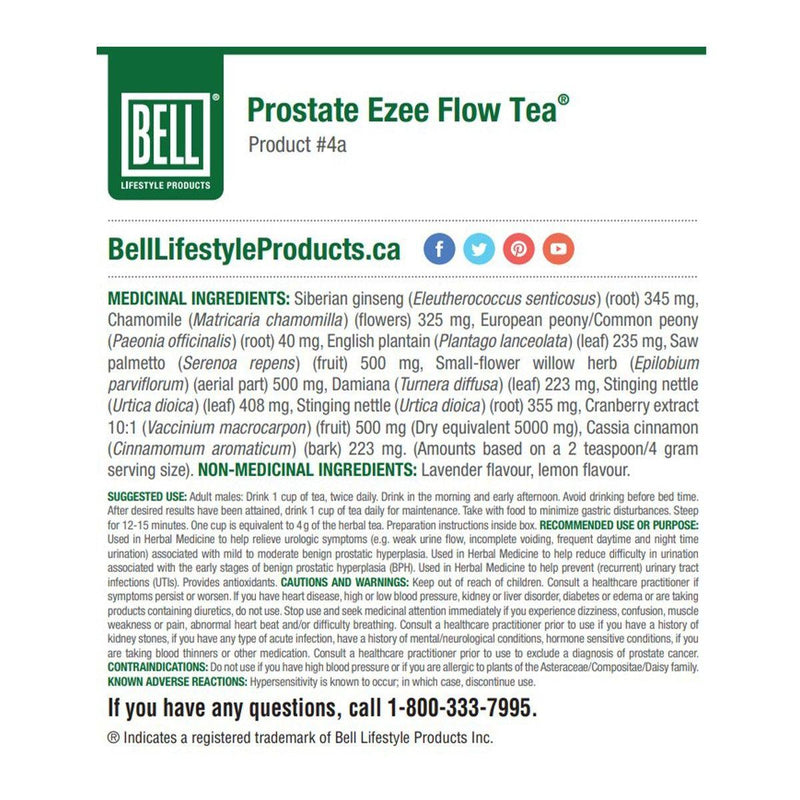 Bell Prostate Ezee Flow Tea 120g Supplements - Prostate at Village Vitamin Store