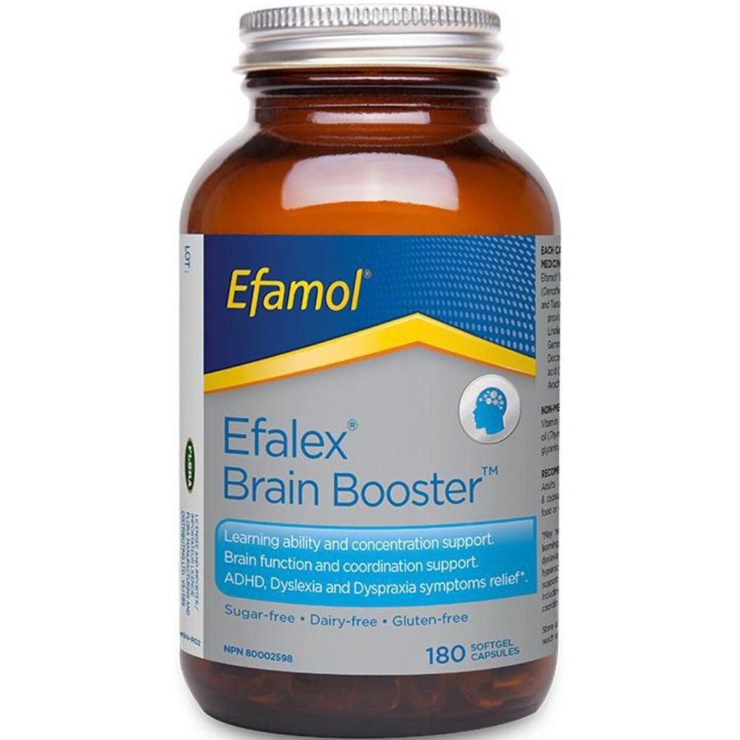 Flora Efamol Efalex Brain Booster 180 Caps Supplements - Cognitive Health at Village Vitamin Store