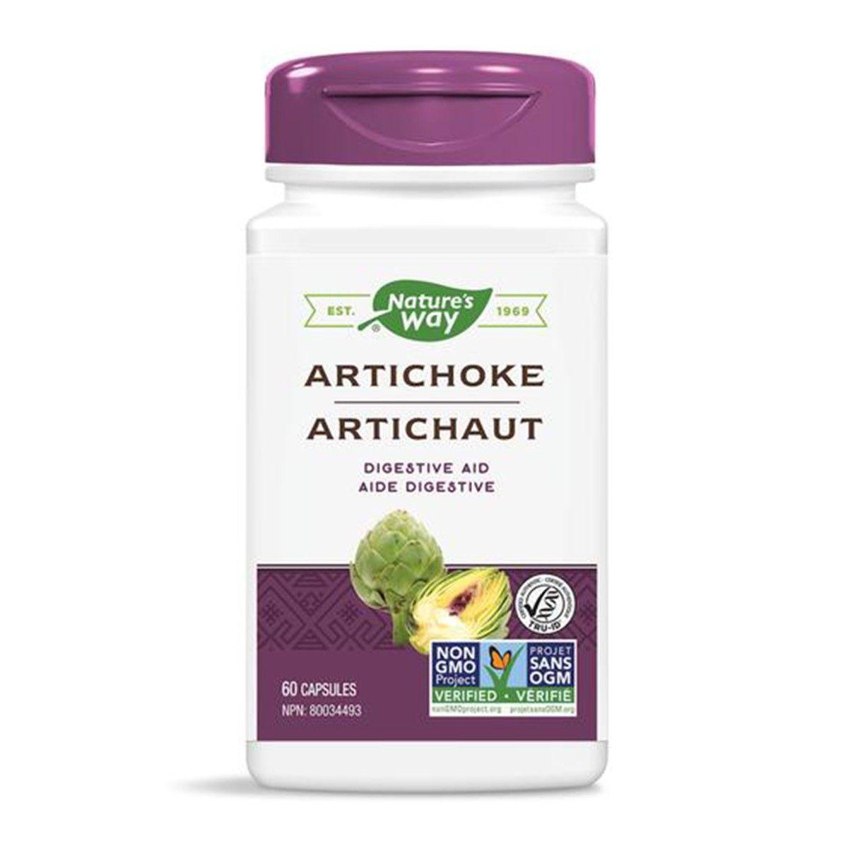 Natures Way Artichoke Standardized 60 Caps Supplements at Village Vitamin Store