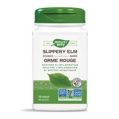 Nature’s Way – Slippery Elm 400mg 100 Caps Supplements - Digestive Health at Village Vitamin Store