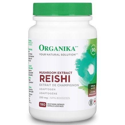 Organika Reishi 250mg 180 Veggie Caps Supplements at Village Vitamin Store