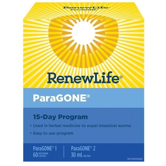 Renew Life ParaGONE 15 Day Program Supplements at Village Vitamin Store