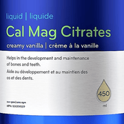 Sisu Calcium Magnesium Citrates Liquid Creamy Vanilla 450mL Minerals - Calcium at Village Vitamin Store