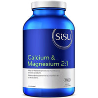Sisu Calcium Magnesium W/D 2:1 - 180 Tabs Minerals - Calcium at Village Vitamin Store