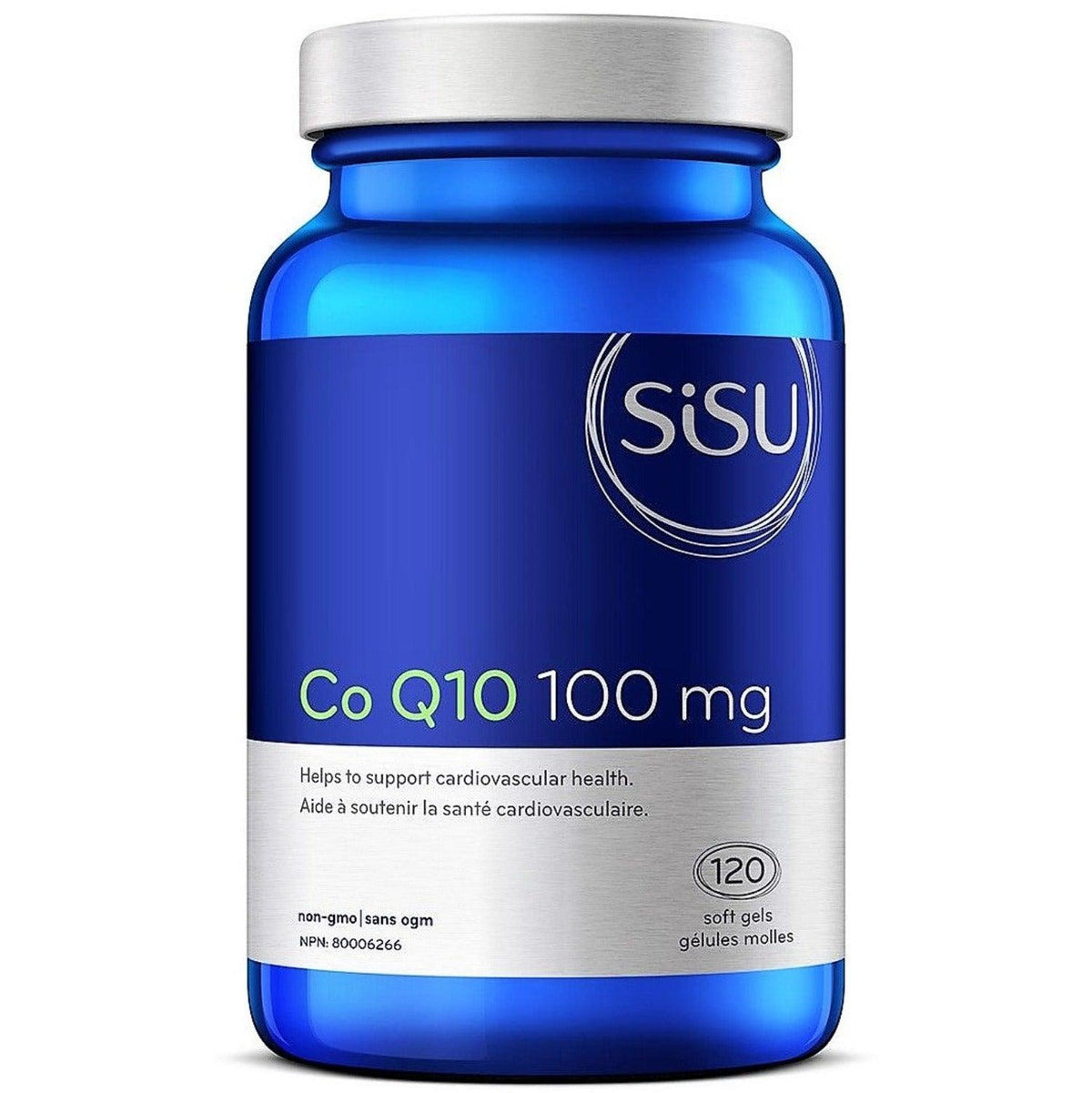 Sisu Co Q10 100mg 120 Softgels Supplements - Cardiovascular Health at Village Vitamin Store