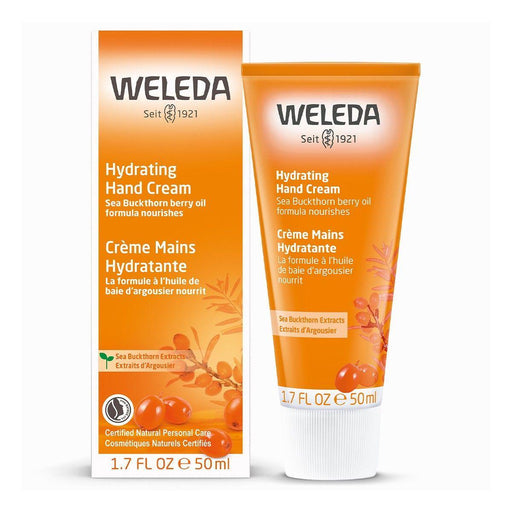 Weleda Sea Buckthorn Replenishing Hand Cream 50ml Body Moisturizer at Village Vitamin Store