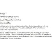 Headache And Migraine Homeopathic Pellets - 4g Homeopathic at Village Vitamin Store