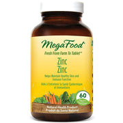 Mega Food Zinc 60 Tabs Minerals at Village Vitamin Store