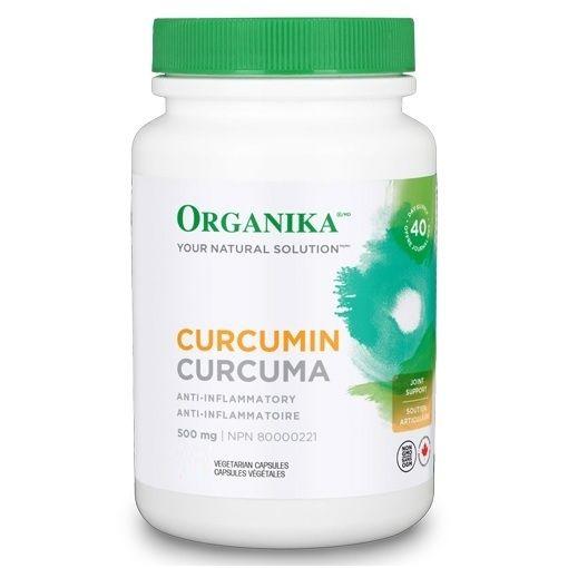 Organika Curcumin 500mg 120 Veggie Caps Supplements - Turmeric at Village Vitamin Store