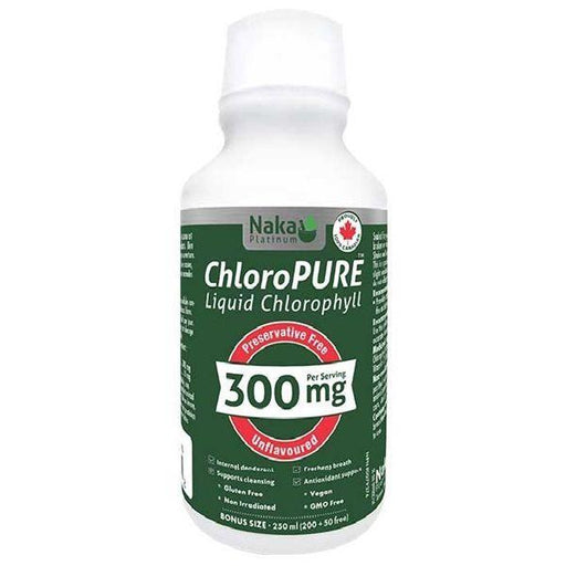 Naka Platinum ChloroPURE 300mg 250ml Unflavoured Supplements at Village Vitamin Store