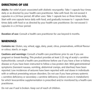 New Roots Acetyl-L-Carnitine 750mg 90 Veggie Caps Supplements - Amino Acids at Village Vitamin Store