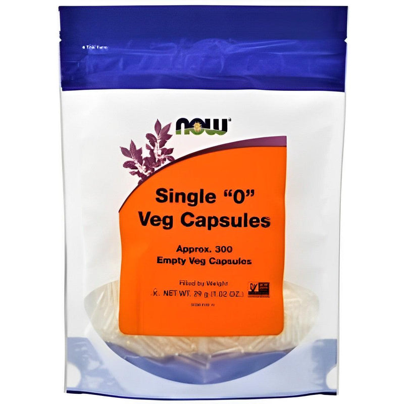 NOW Empty Vcaps Size "0" 300 Veggie Caps Supplements at Village Vitamin Store