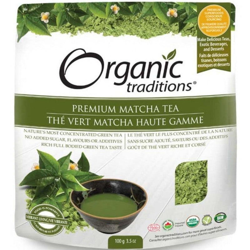 Organic Traditions Premium Matcha Tea 100G Food Items at Village Vitamin Store