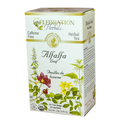 Celebration Herbals Alfalfa Leaf Tea 24 Tea Bags Food Items at Village Vitamin Store