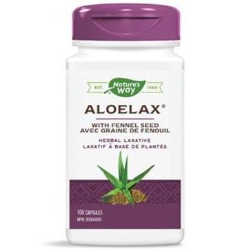 Herbal Supplements Nature's Way Aloelax with Fennel Seed 100 Vege Caps Nature's Way