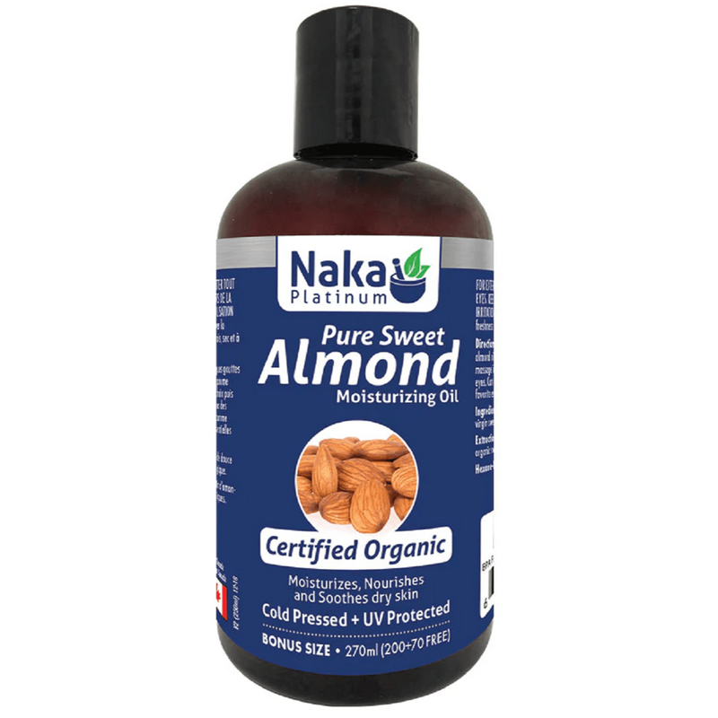 Naka Platinum Moisturizing Oil - Almond 270ml Beauty Oils at Village Vitamin Store