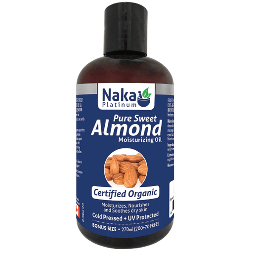Naka Platinum Moisturizing Oil - Almond 270ml Beauty Oils at Village Vitamin Store