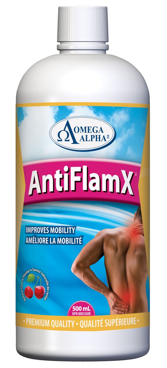 Omega Alpha AntiFlamX 500 ml Supplements - Pain & Inflammation at Village Vitamin Store