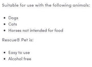 Bach Rescue for Pets 10ml Pet Supplies at Village Vitamin Store