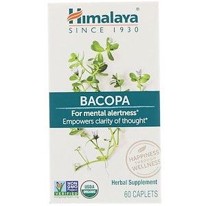Himalaya Bacopa 60 Caplets Supplements - Cognitive Health at Village Vitamin Store