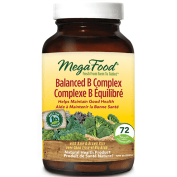 Mega Food Balanced B Complex 72 Tabs Vitamins - Vitamin B at Village Vitamin Store