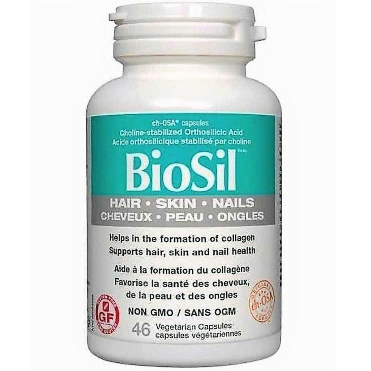 BioSil 46 Veggie Caps Supplements - Hair Skin & Nails at Village Vitamin Store