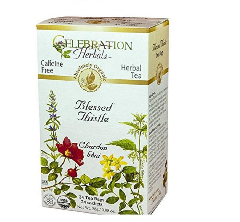 Celebration Herbals Blessed Thistle 24 Tea Bags Food Items at Village Vitamin Store