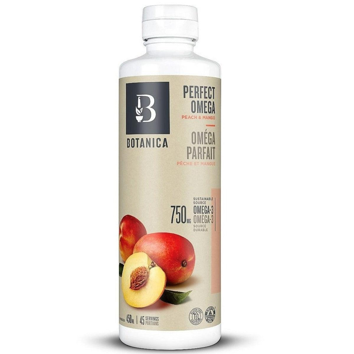 Botanica Perfect Omega Peach Mango 450mL Supplements - EFAs at Village Vitamin Store