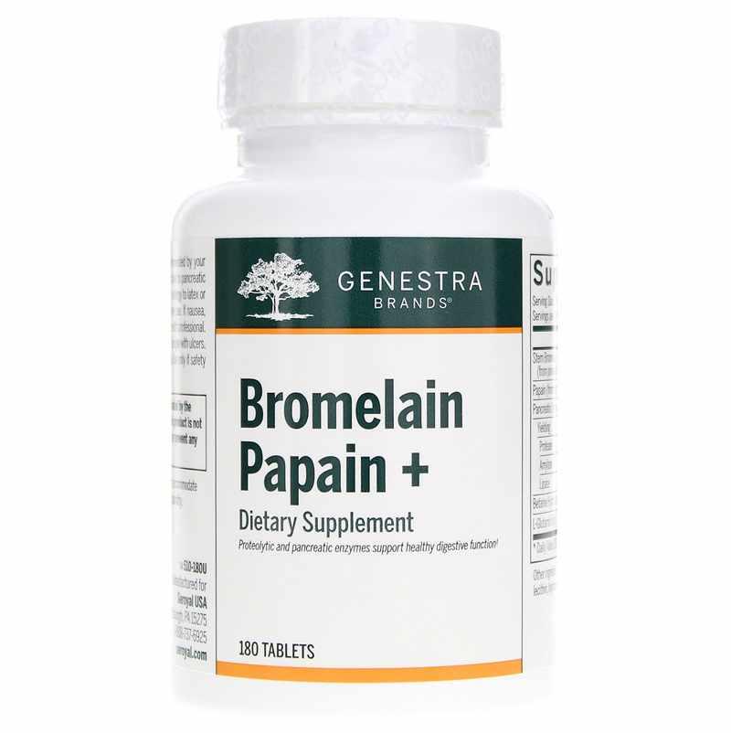 Genestra Bromelain Papain+ 60 Tabs Supplements - Digestive Enzymes at Village Vitamin Store