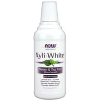 NOW Solutions Xyliwhite Neem & Tea Tree Mouthwash 473 ML Oral Care at Village Vitamin Store
