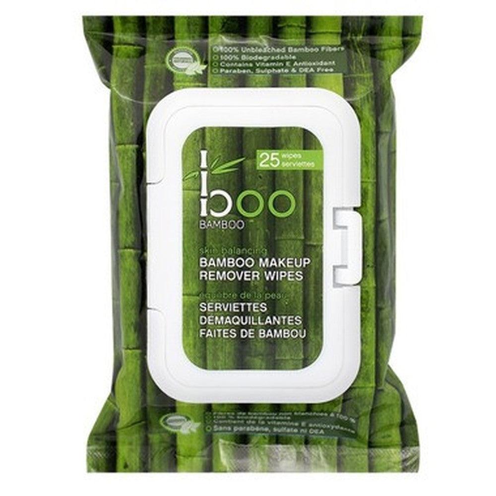 Boo Bamboo Make Up Remover Wipes 25 Packs-Village Vitamin Store