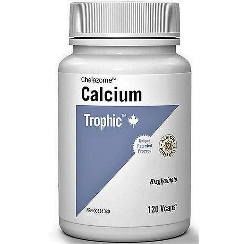 Trophic Calcium Chelazome 120 Veggie Caps Minerals at Village Vitamin Store